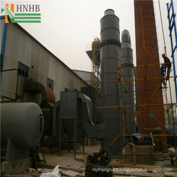 acid resistant exhaust gas scrubber system